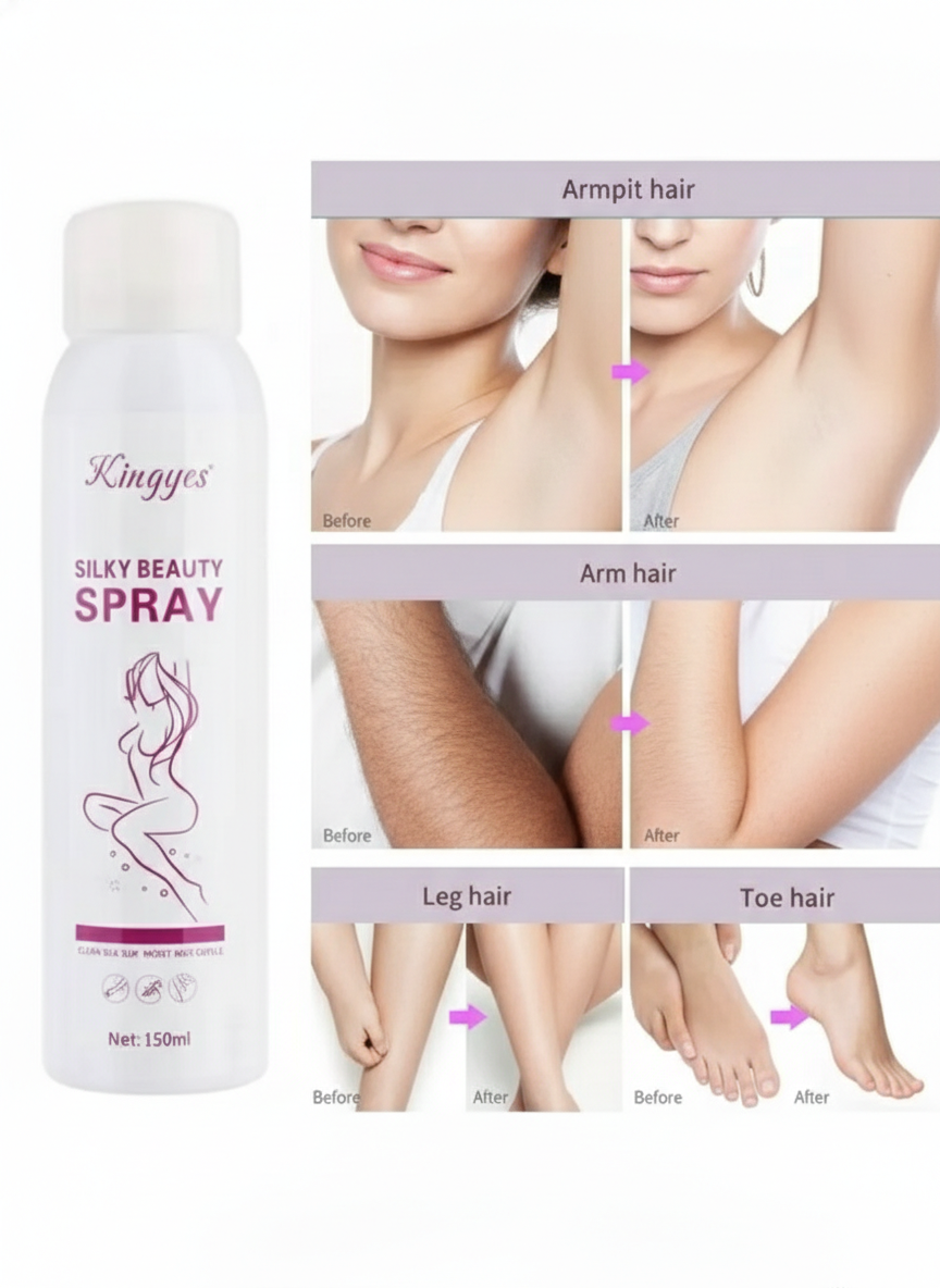 Silky Beauty Spray Result